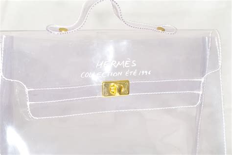 hermes clear bag ebay